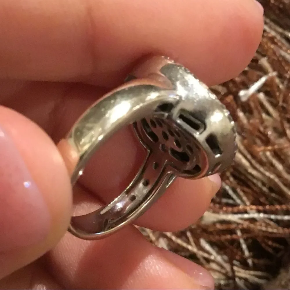 DIAMOND 14K WHITE GOLD SIZE 6